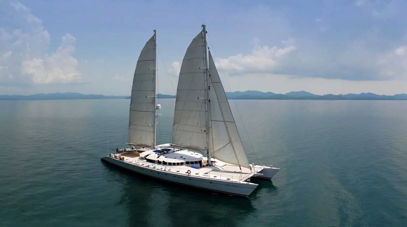 Two Masted Catamaran Schooner, Import Auf Lager in der EU — Foto 3 z 11