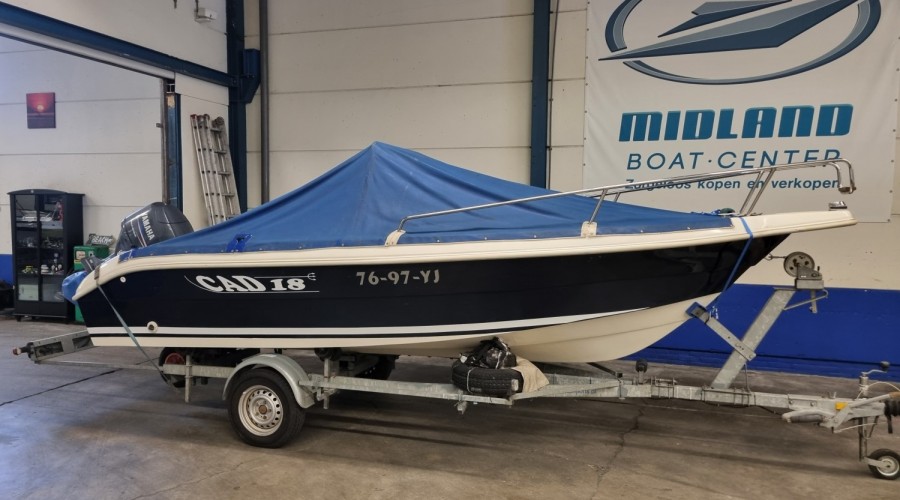 CAD 18 Open met Yamaha F60EFI en trailer, Import Auf Lager in der EU — Foto 3 z 19