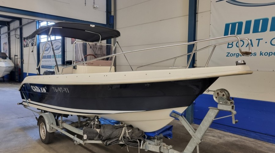 CAD 18 Open met Yamaha F60EFI en trailer, Import Auf Lager in der EU — Foto 4 z 19