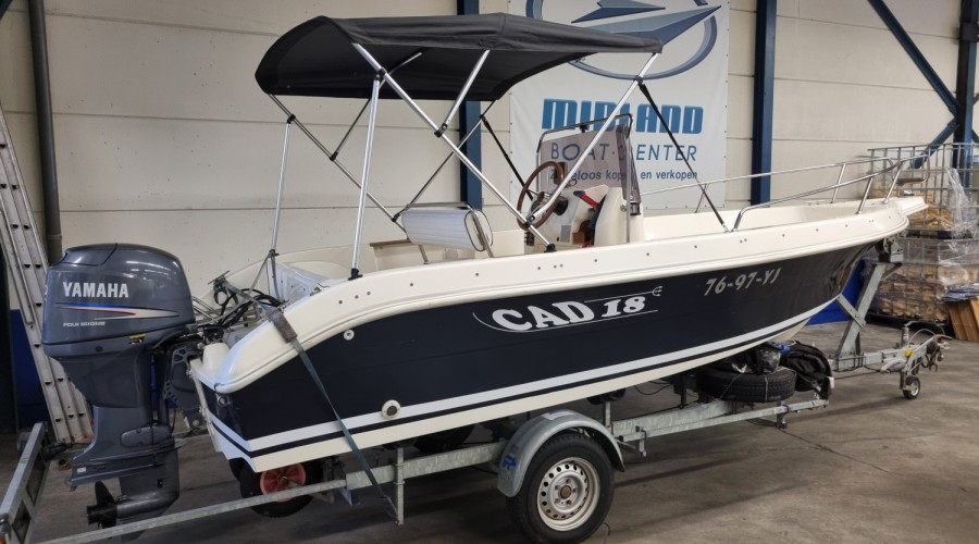 CAD 18 Open met Yamaha F60EFI en trailer, Import Auf Lager in der EU — Foto 9 z 19