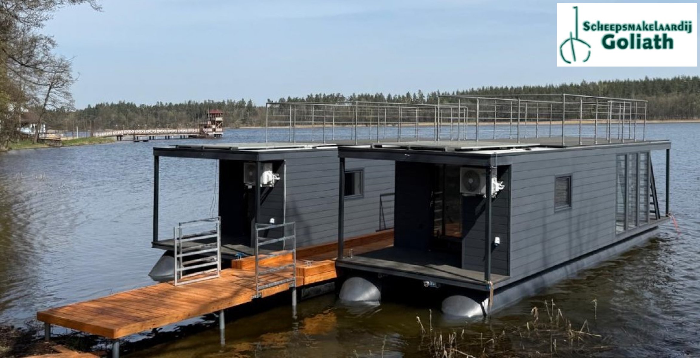 Shogun Mobile Houseboat, Import Auf Lager in der EU — Foto 1