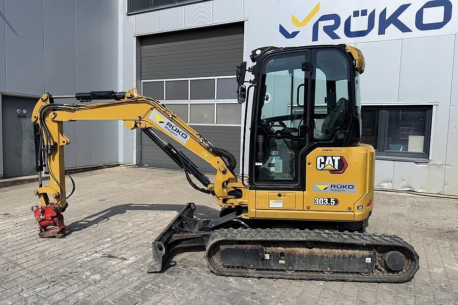 2022 Cat 303.5 CR-07A, 2.100 mth, Import Auf Lager in der EU — Foto 1