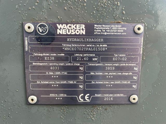 2016 Wacker EZ38 TOP, 1.949 mth, Import Auf Lager in der EU — Foto 15 z 15
