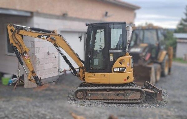 2017 Cat 303.5 ECR, 4.500 mth, Import Auf Lager in der EU — Foto 3 z 7