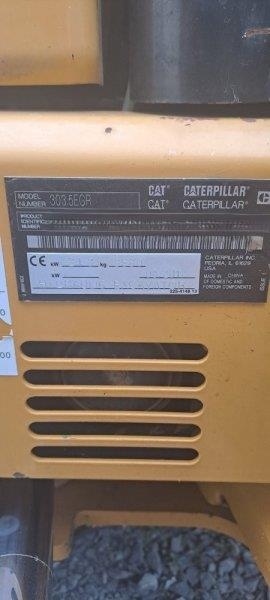 2017 Cat 303.5 ECR, 4.500 mth, Import Auf Lager in der EU — Foto 7 z 7