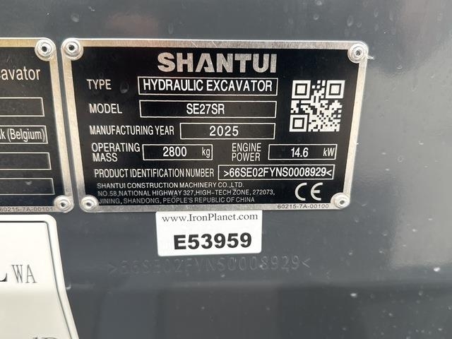 2025 Shantui SE27SR, 2 mth, Import Auf Lager in der EU — Foto 5 z 16
