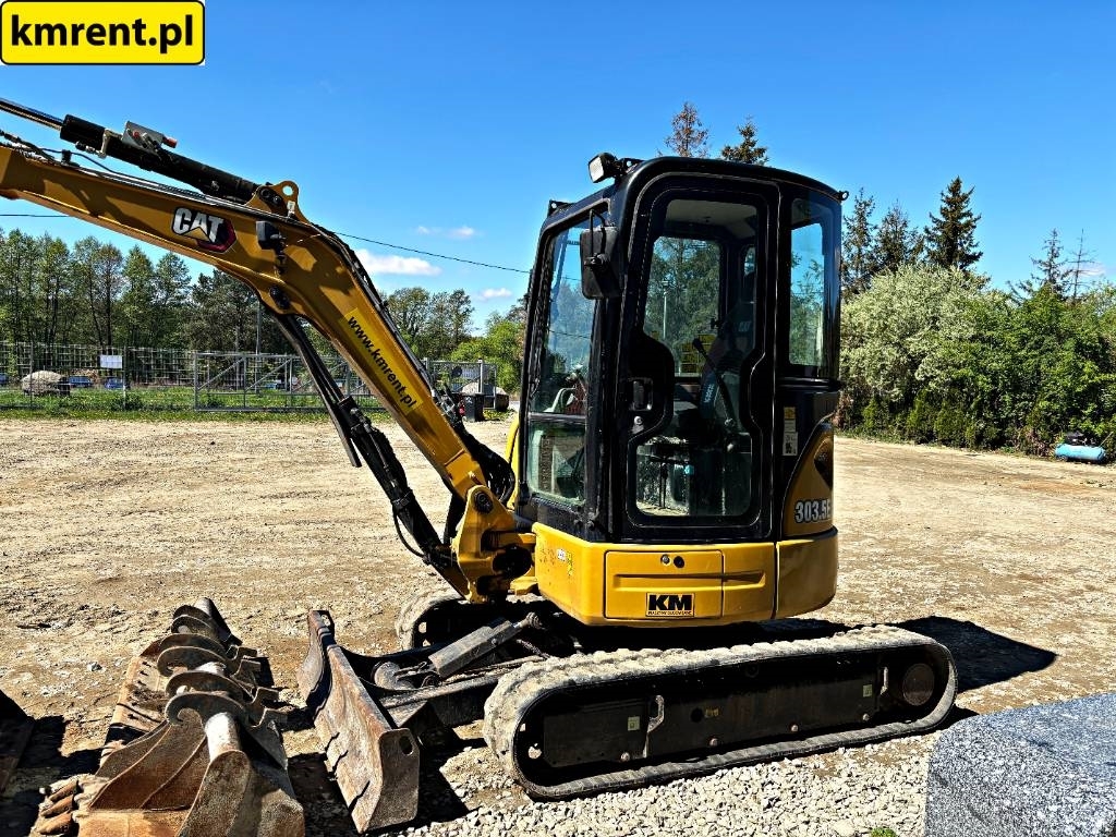 2020 Cat 303.5 E CR, 2.443 mth, Import Auf Lager in der EU — Foto 11 z 16