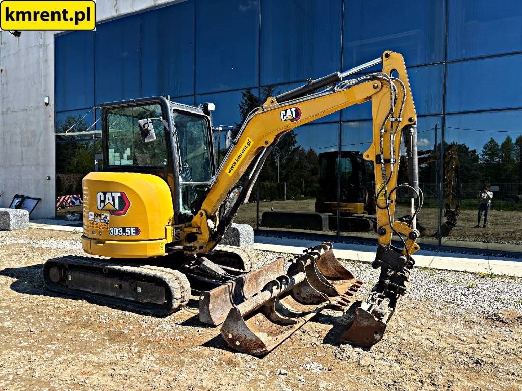 2020 Cat 303.5 E CR, 2.443 mth, Import Auf Lager in der EU — Foto 2 z 16