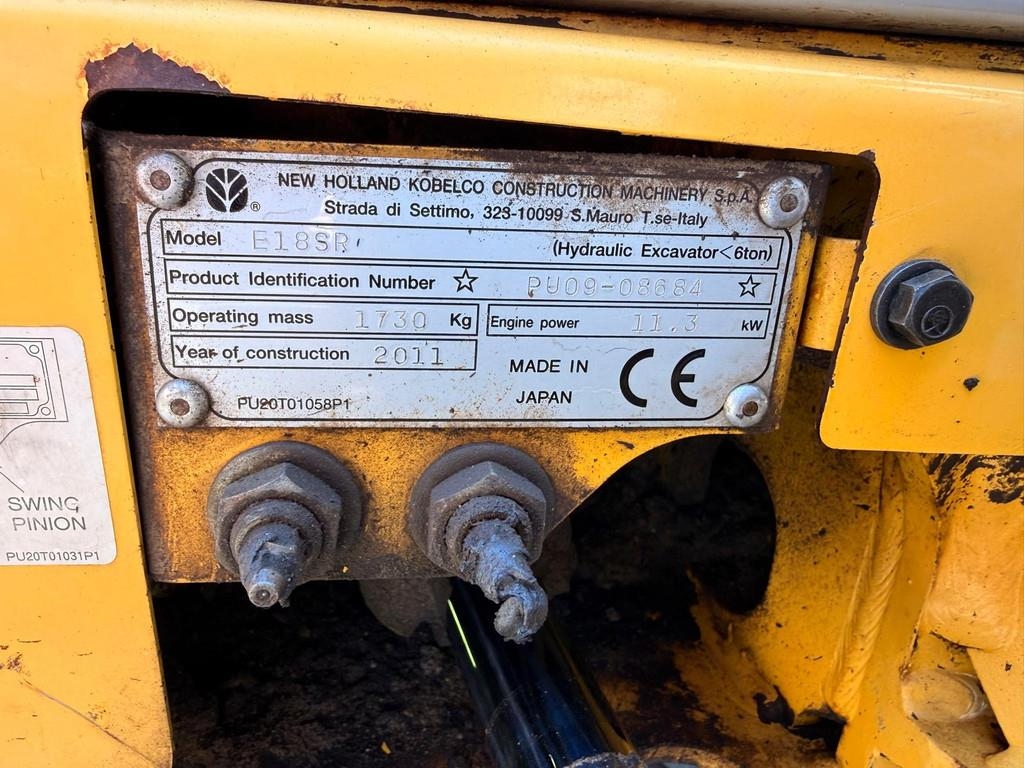 2011 New Holland E18 SR E18 SR, 2.164 mth, Import Auf Lager in der EU — Foto 12 z 14