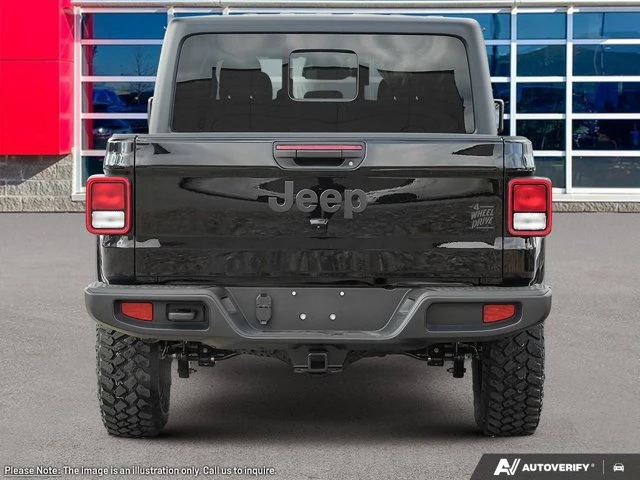 2026 Jeep Gladiator Willys/3.6L V6/HEATED SEATS/REMOTE START/, schwarz, 19 km, Import Kanada — Foto 7 z 20