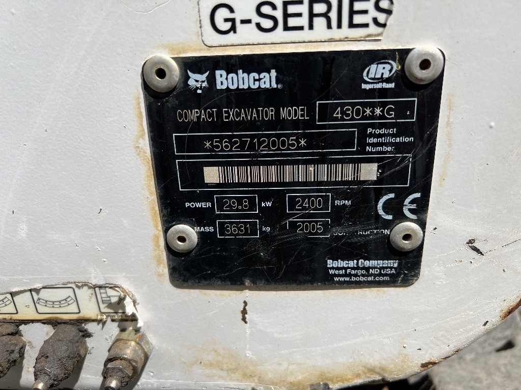 2005 Bobcat 430, 620 mth, Import Auf Lager in der EU — Foto 8 z 8