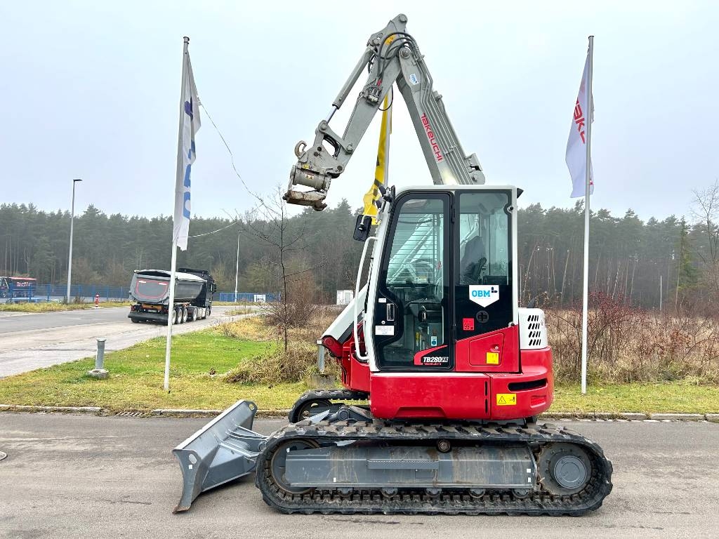 2024 Takeuchi TB 280 FR V3, 550 mth, Import Auf Lager in der EU — Foto 1