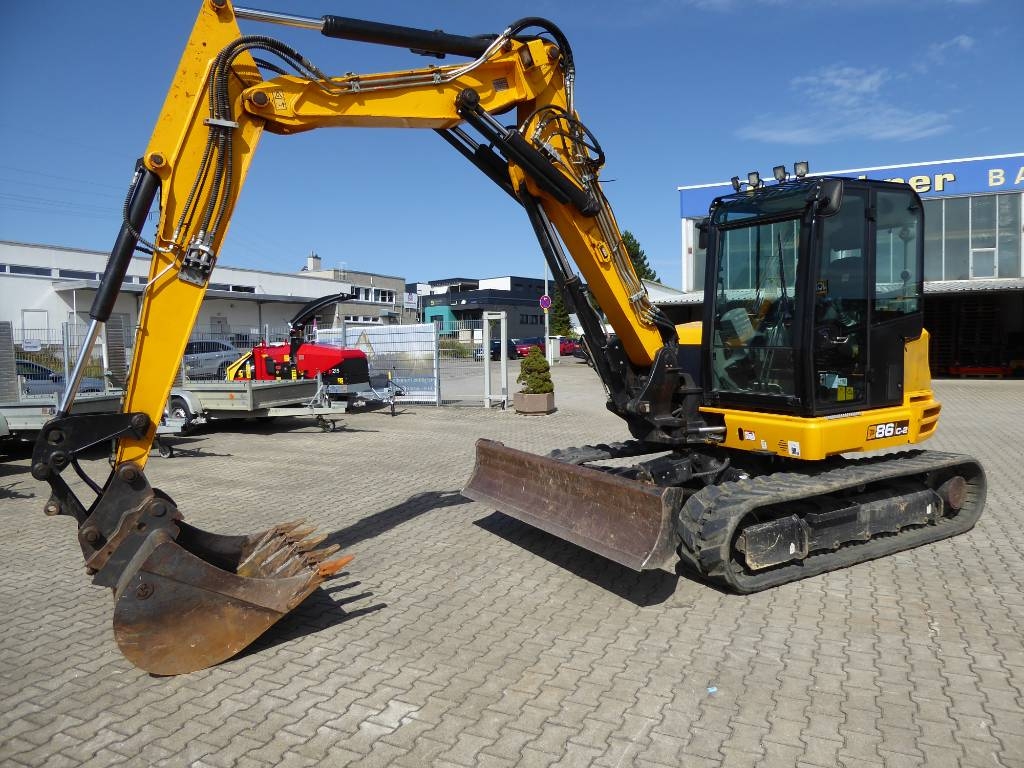 2021 JCB 86C-2-Tab Midibagger, 1.400 mth, Import Auf Lager in der EU — Foto 1 | AMECAR 2021 JCB 86C-2-Tab Midibagger, 1.400 mth, Import Auf Lager in der EU — Foto 1
