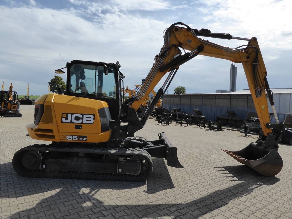 2021 JCB 86C-2-Tab Midibagger, 1.400 mth, Import Auf Lager in der EU — Foto 10 z 16
