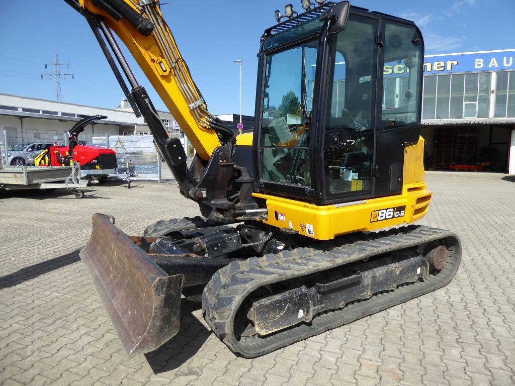 2021 JCB 86C-2-Tab Midibagger, 1.400 mth, Import Auf Lager in der EU — Foto 4 z 16