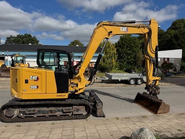 2020 Cat 308 E CR, 3.400 mth, Import Auf Lager in der EU — Foto 8 z 16