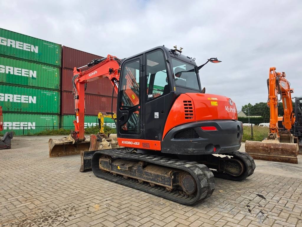 2021 Kubota KX080-4a2, 3.733 mth, Import Auf Lager in der EU — Foto 2 z 8