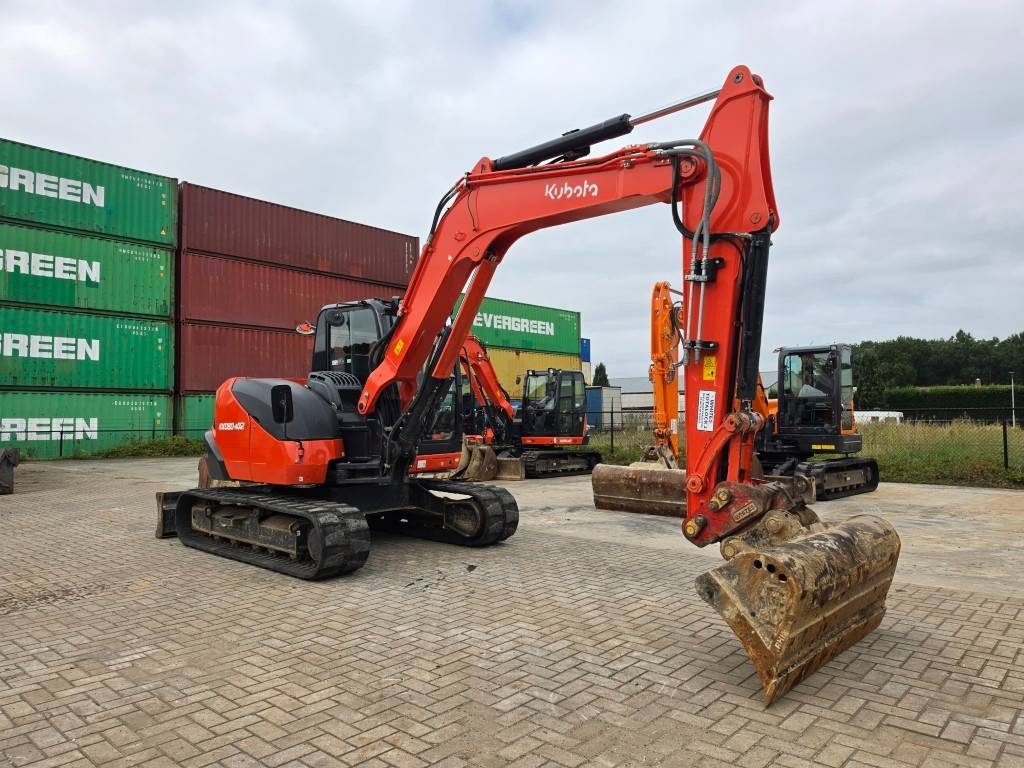 2021 Kubota KX080-4a2, 3.733 mth, Import Auf Lager in der EU — Foto 3 z 8
