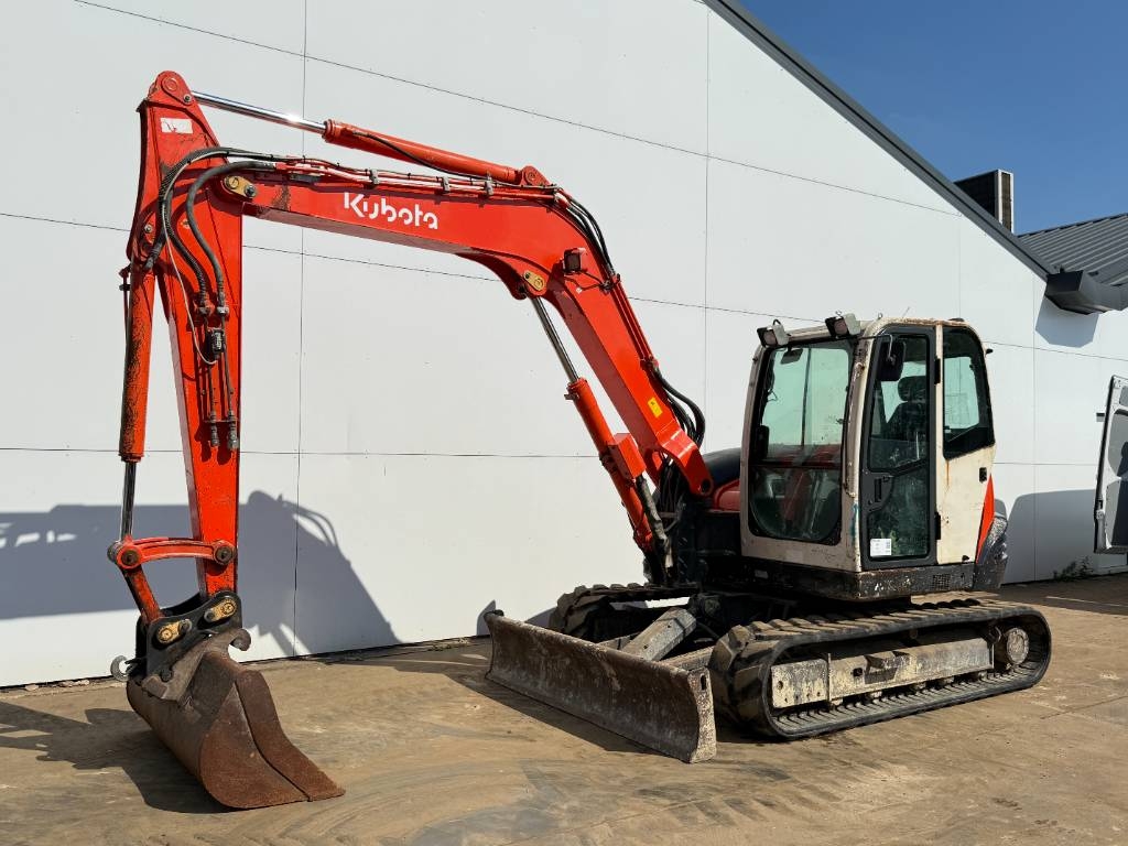 2010 Kubota KX080-3 - Quick Coupler, 3.952 mth, Import Auf Lager in der EU — Foto 2 z 16