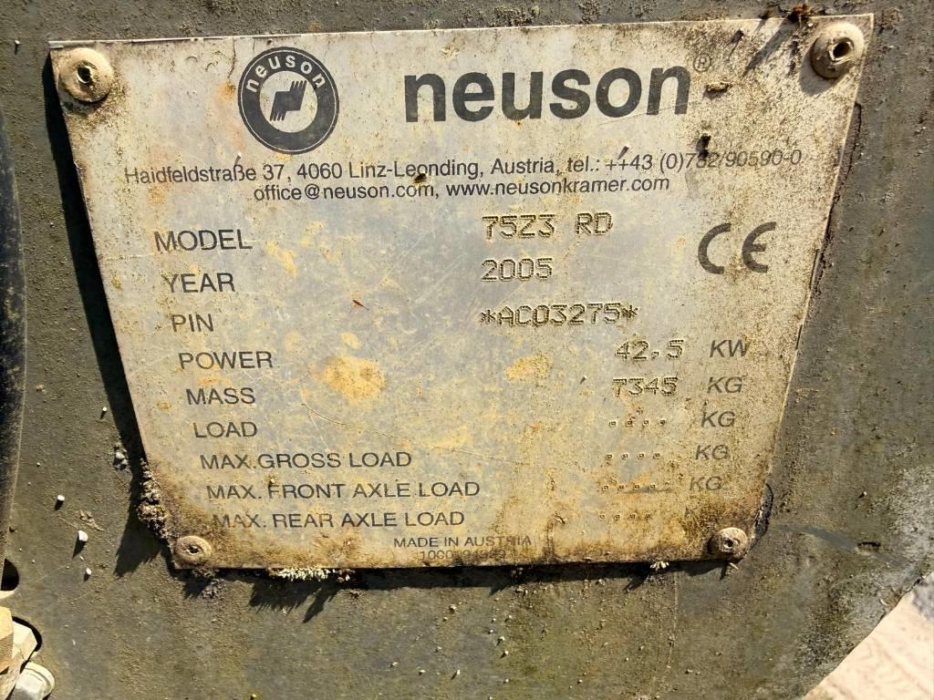 2005 Neuson 75 Z3, 133 mth, Import Auf Lager in der EU — Foto 9 z 13