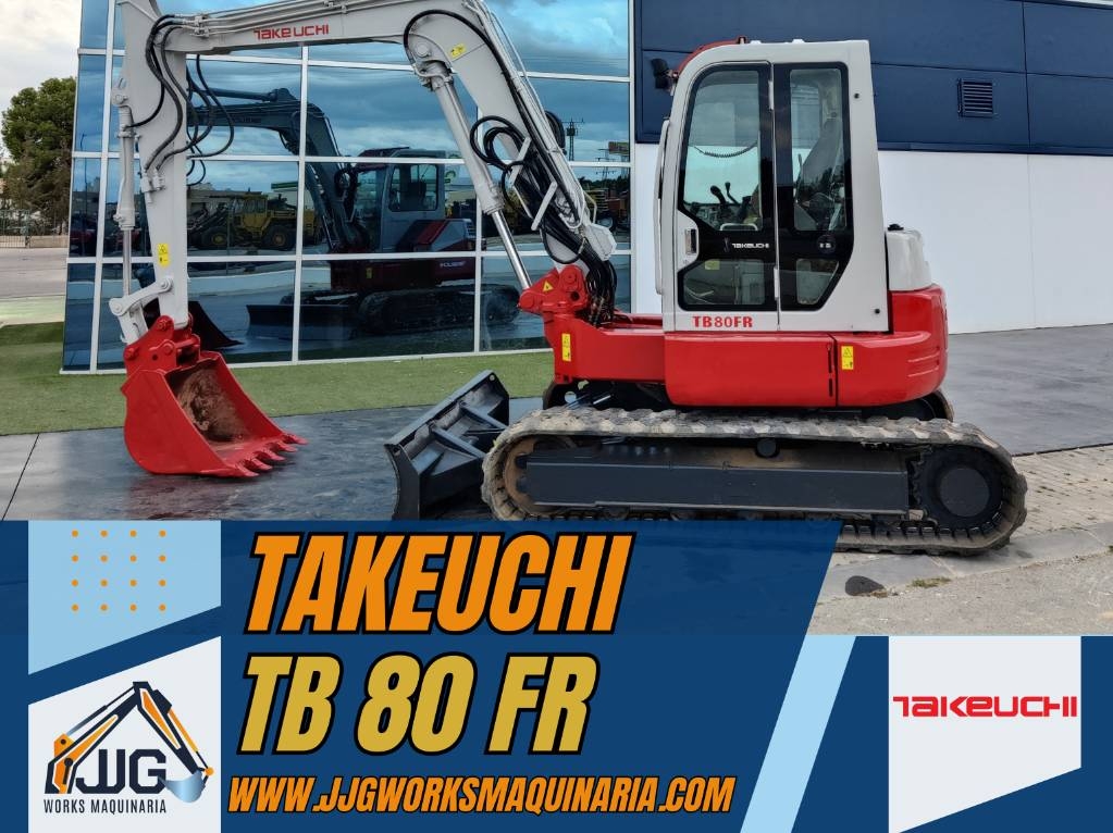 2004 Takeuchi TB 80 FR, 11.000 mth, Import Auf Lager in der EU — Foto 1