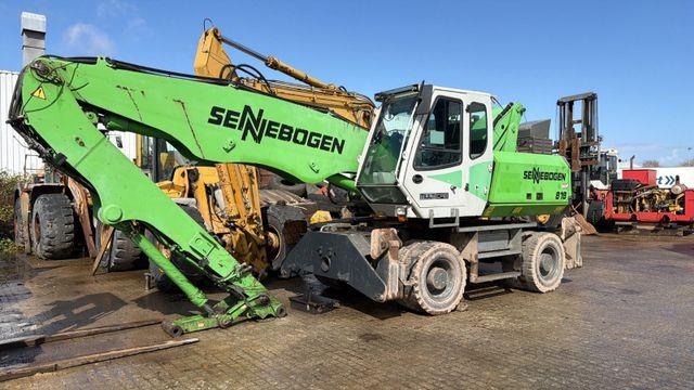 2012 Sennebogen 818 mit Greifer, 7.800 mth, Import Auf Lager in der EU — Foto 1