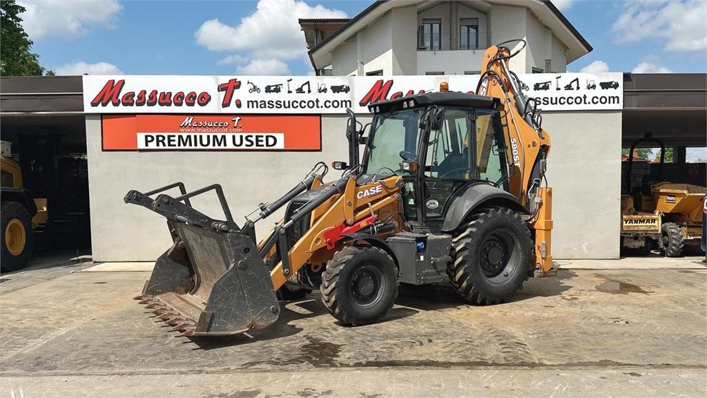 2019 Case 580ST 4x4, 1.230 mth, Import Auf Lager in der EU — Foto 1