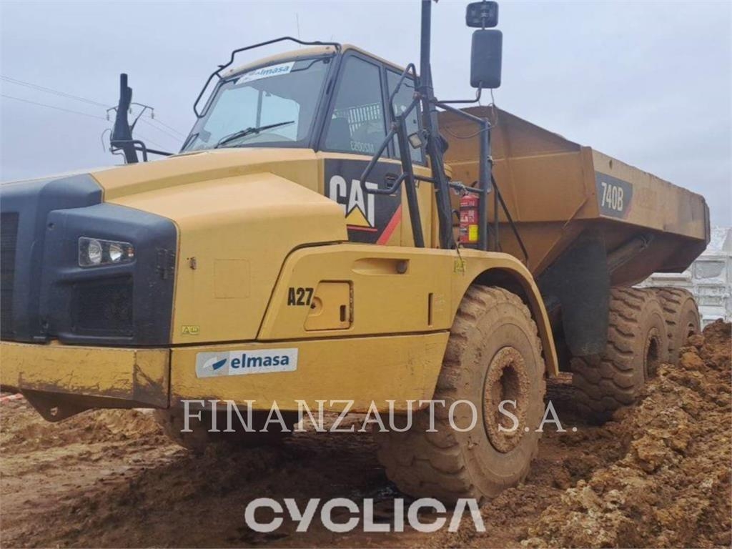 2011 Cat 740B, 21.100 mth, Import Auf Lager in der EU — Foto 1