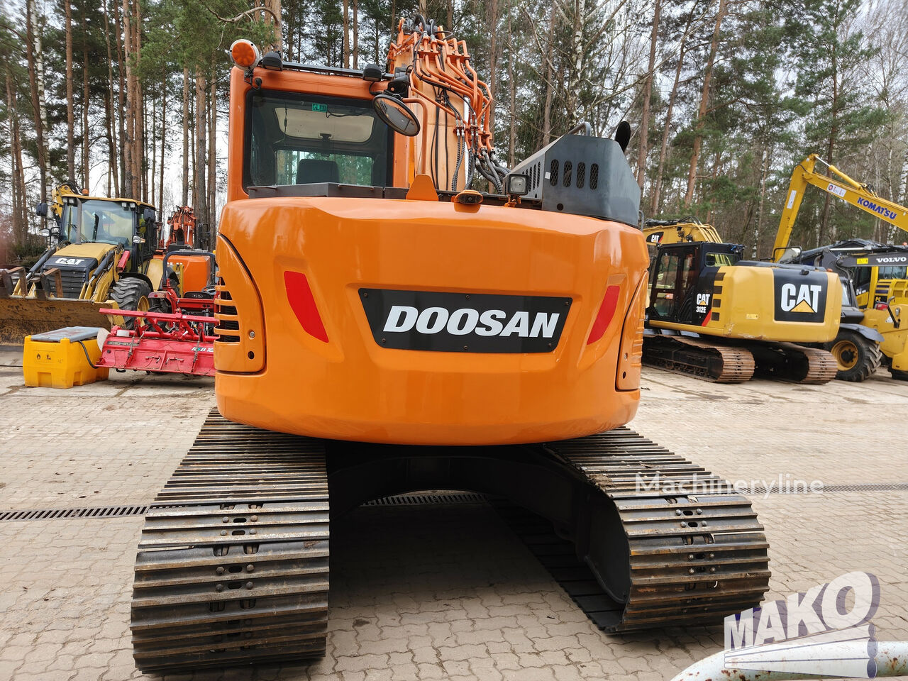 2018 Doosan DX140, 8.961 mth, Import Auf Lager in der EU — Foto 4 z 16