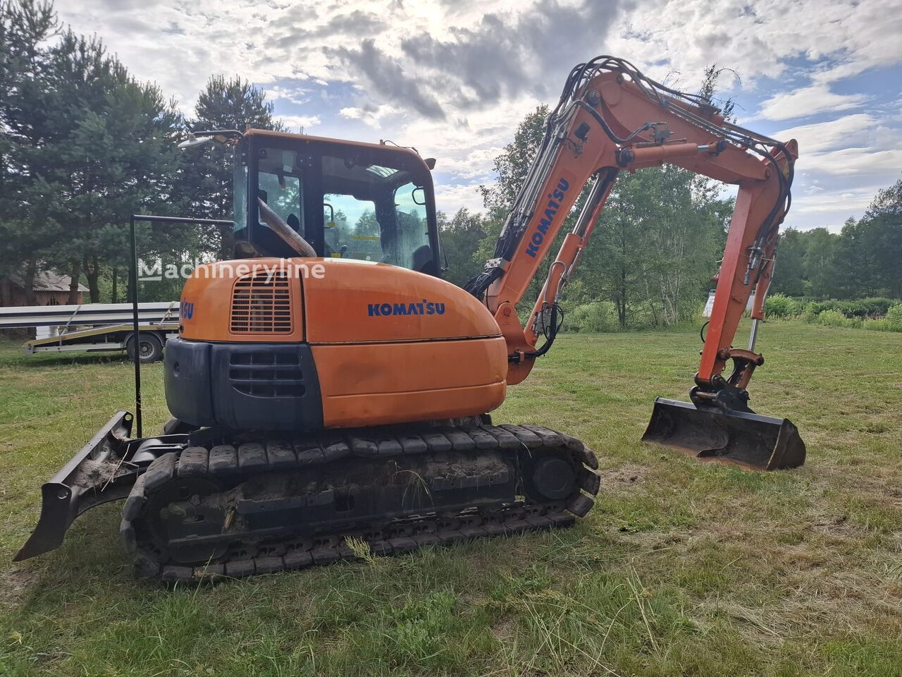 2016 Komatsu PC80MR-3, 3.000 mth, Import Auf Lager in der EU — Foto 2 z 11