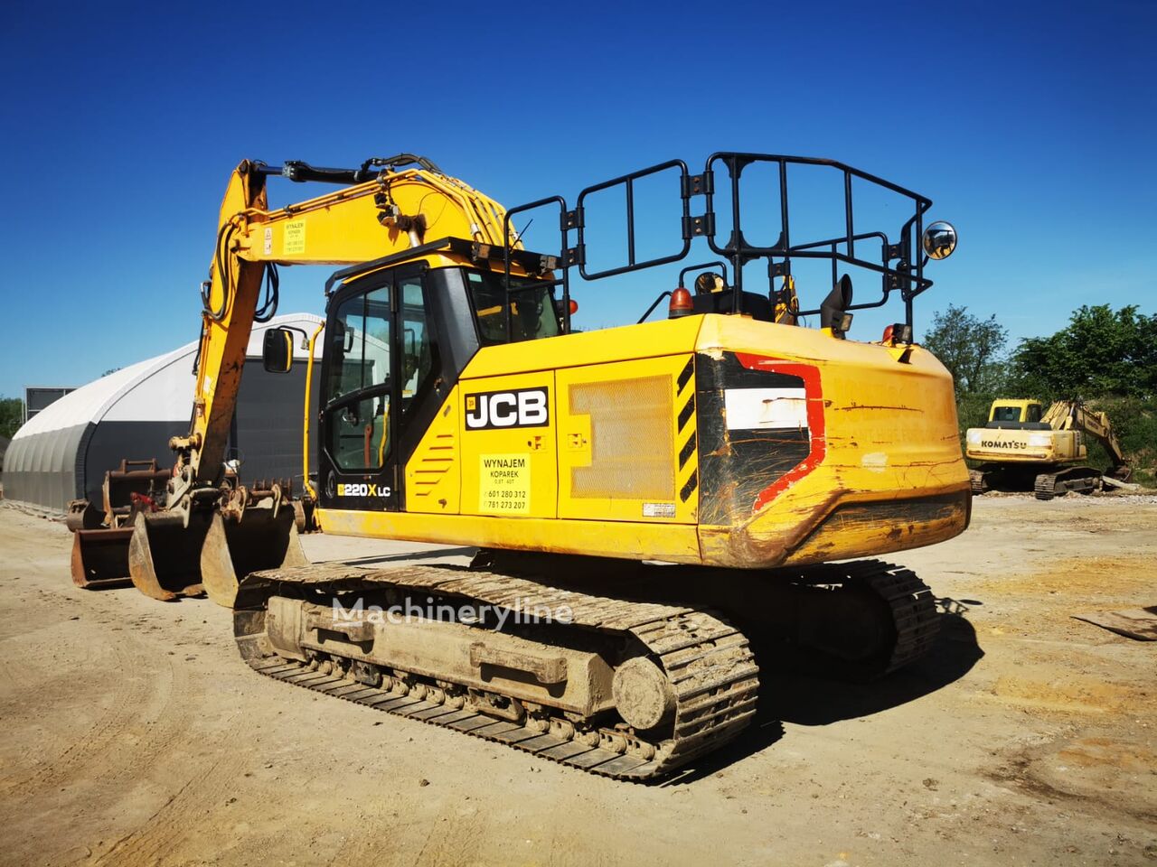 JCB 220X, 10.500 mth, Import Auf Lager in der EU — Foto 1