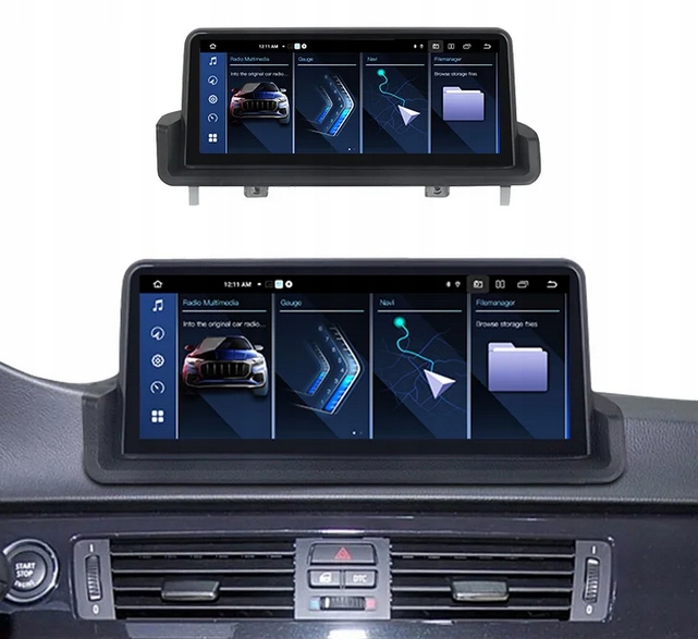 Nawigacja BMW E90 E91 E92 2005-2012 Radio Android 13 8gb Ram + Idrive, Auf Lager in der EU — Foto 1
