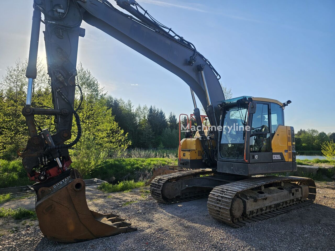 2016 Volvo ECR235EL, 9.720 mth, Import Auf Lager in der EU — Foto 1