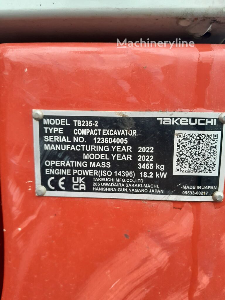 2022 Takeuchi TB, 957 mth, Import Auf Lager in der EU — Foto 7 z 7
