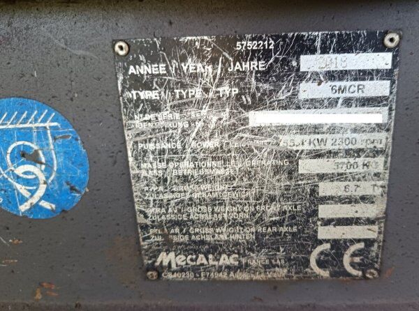 2018 Mecalac, 4.490 mth, Import Auf Lager in der EU — Foto 5 z 10