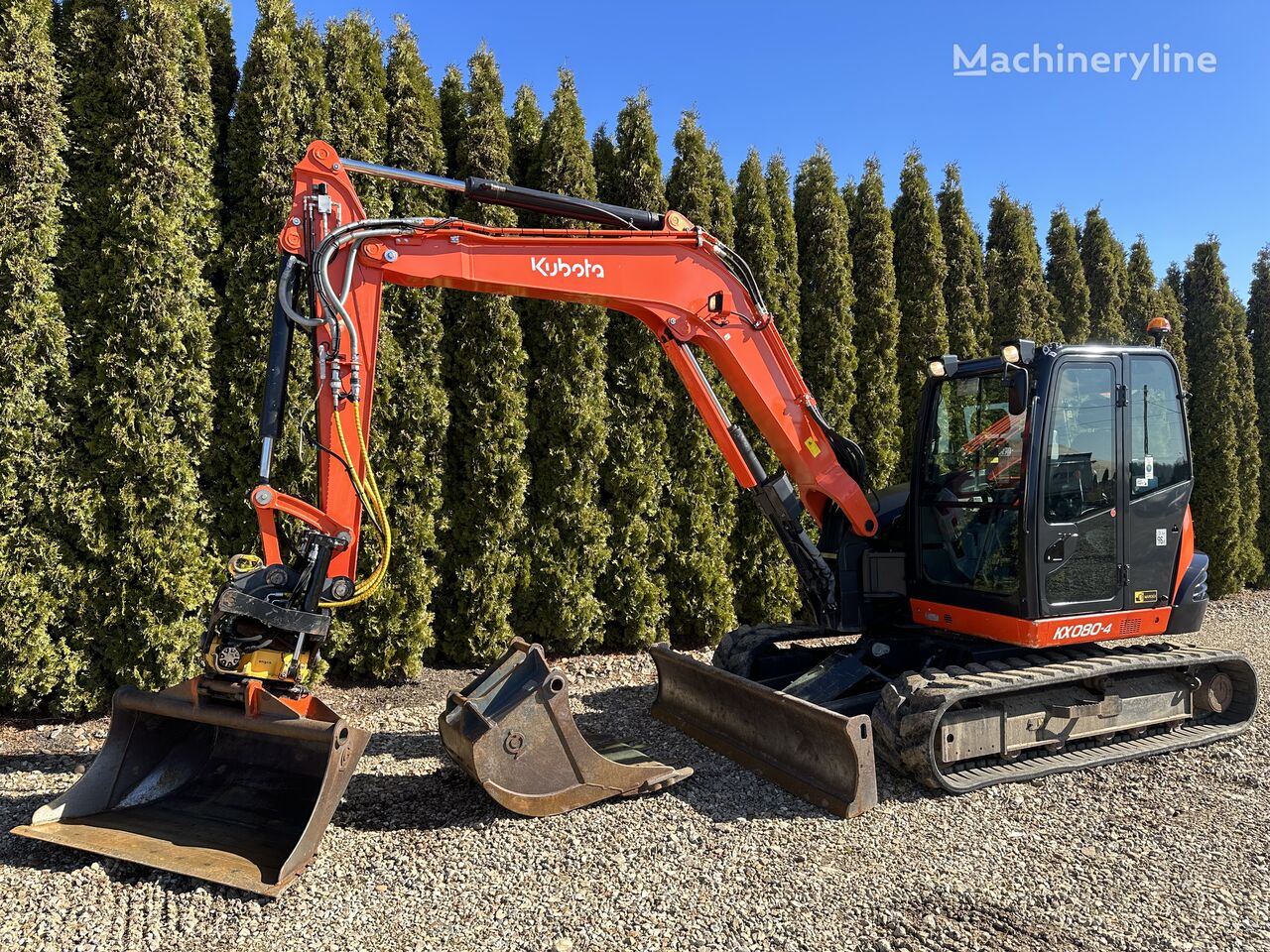 2016 Kubota KX080-4, 3.718 mth, Import Auf Lager in der EU — Foto 1