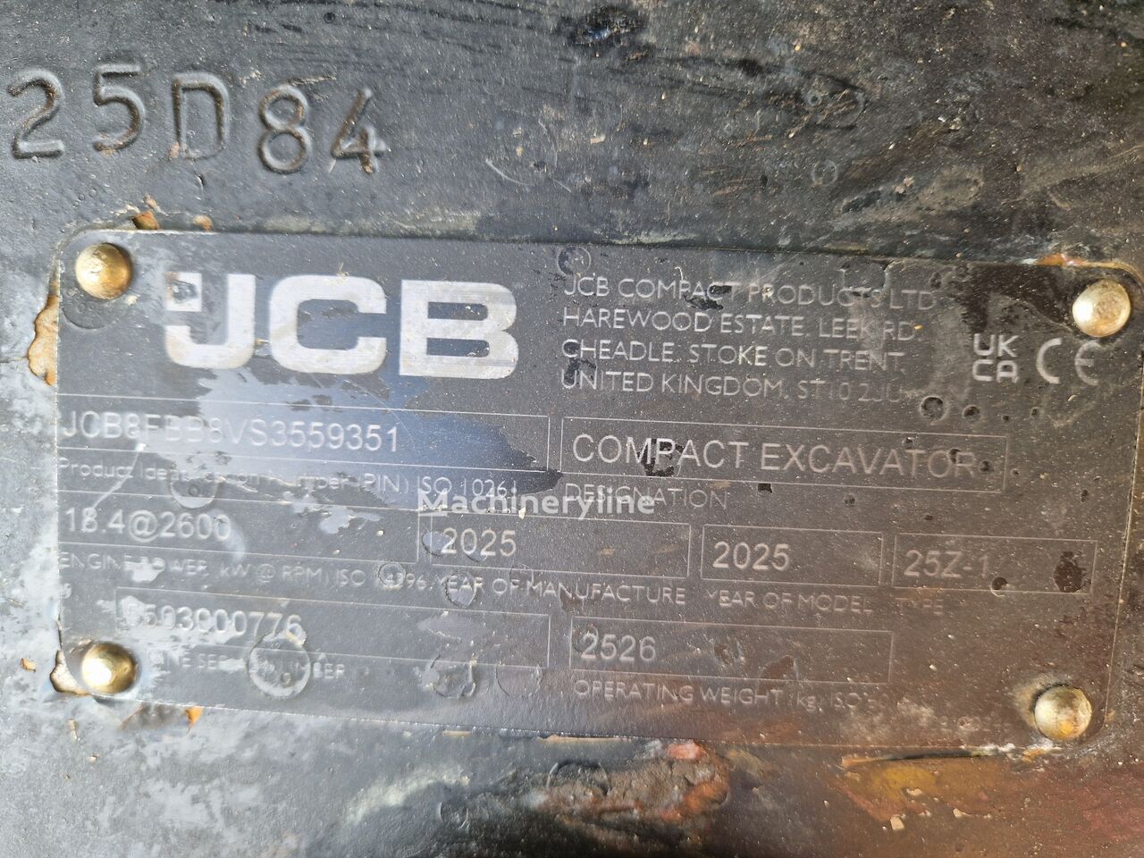 2025 JCB 25, 159 mth, Import Auf Lager in der EU — Foto 10 z 16