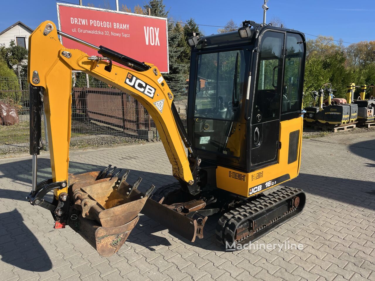 2019 JCB 16C-1, 318 mth, Import Auf Lager in der EU — Foto 3 z 16