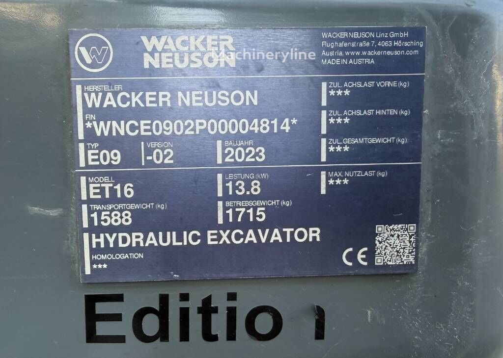 2023 Wacker Neuson ET, 528 mth, Import Auf Lager in der EU — Foto 16 z 16