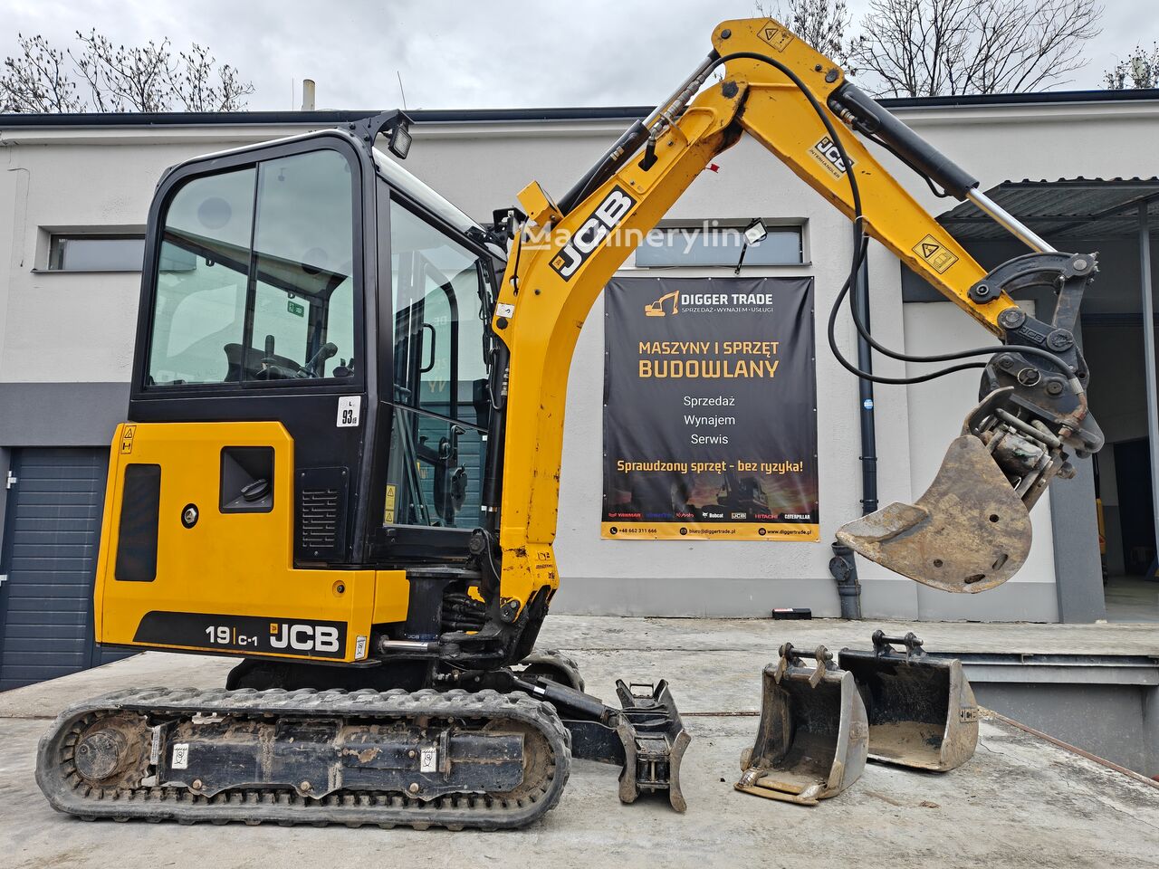2023 JCB 19C-1, 1.120 mth, Import Auf Lager in der EU — Foto 1