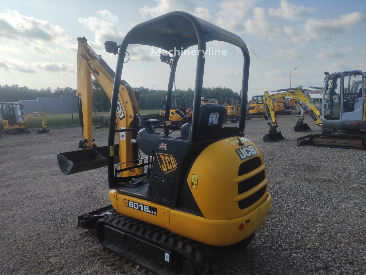 2014 JCB 8018, 3.700 mth, Import Auf Lager in der EU — Foto 8 z 11
