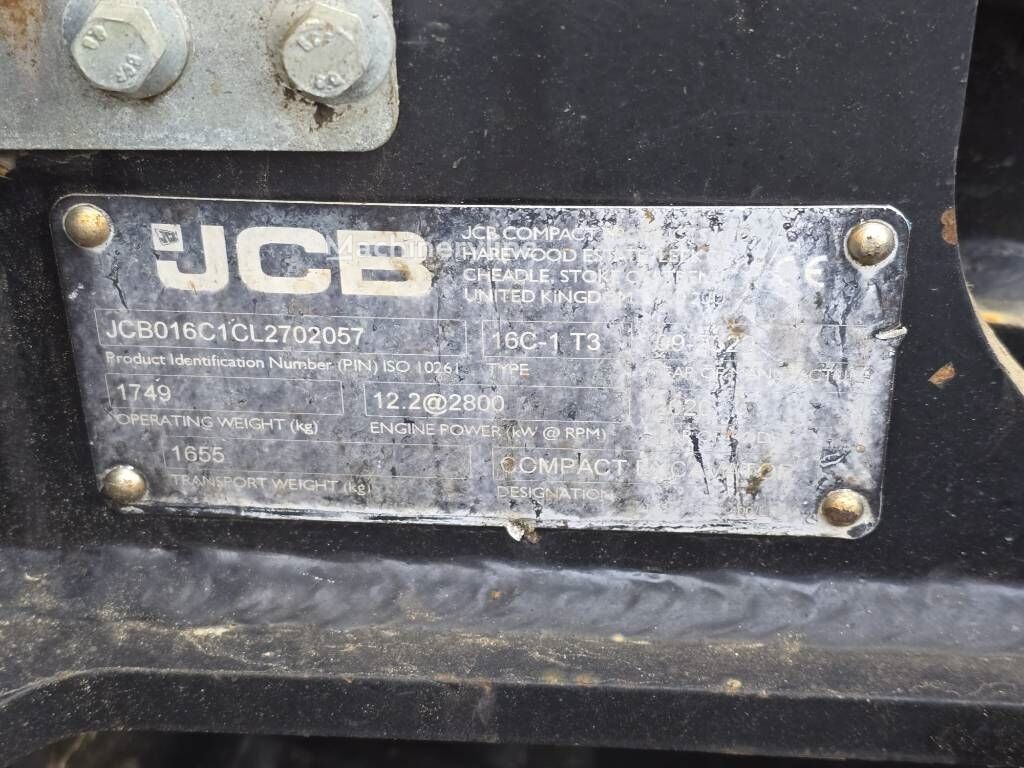 2021 JCB 16, 1.100 mth, Import Auf Lager in der EU — Foto 8 z 8