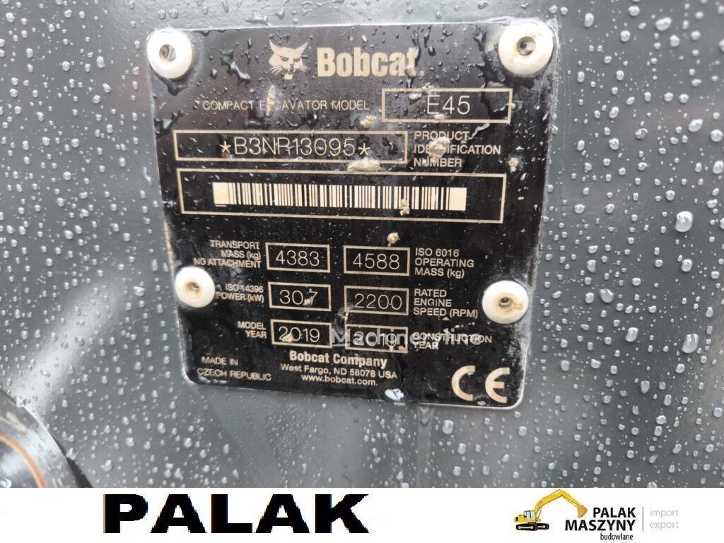 2019 Bobcat MINI, 2.738 mth, Import Auf Lager in der EU — Foto 15 z 15