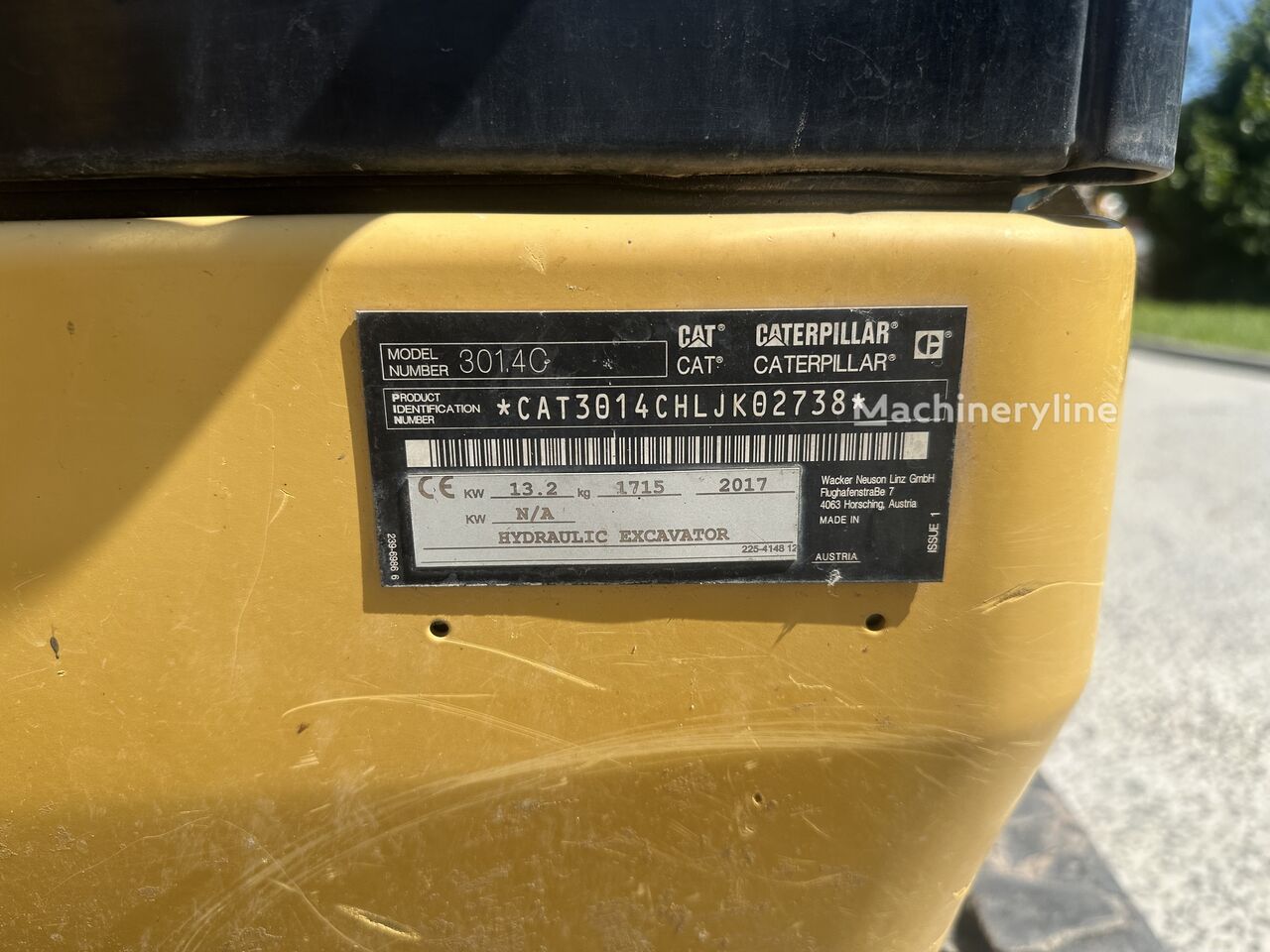 2017 Caterpillar 301.4, 1.562 mth, Import Auf Lager in der EU — Foto 11 z 11