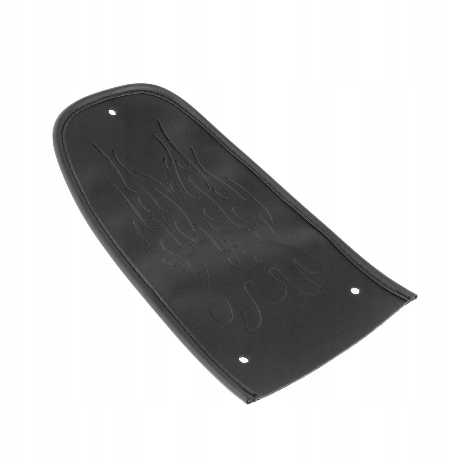"Motocykle Stitch PU zadní blatník Cover Pad for Harley Dyna, Flame Black", schwarz, Auf Lager in der EU — Foto 1 "Motocykle Stitch PU zadní blatník Cover Pad for Harley Dyna, Flame Black", schwarz, Auf Lager in der EU — Foto 1