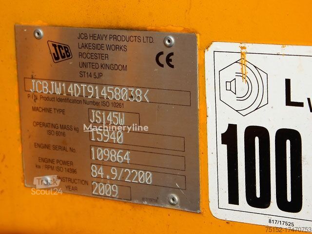 2009 JCB JS, 5.933 mth, Import Auf Lager in der EU — Foto 11 z 12