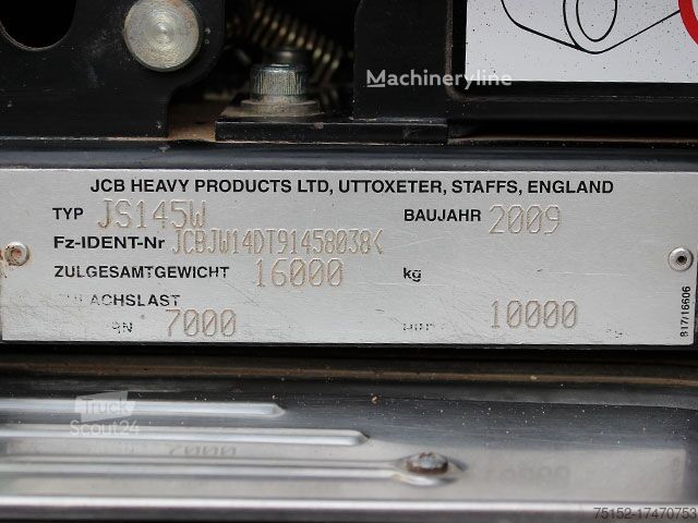 2009 JCB JS, 5.933 mth, Import Auf Lager in der EU — Foto 12 z 12