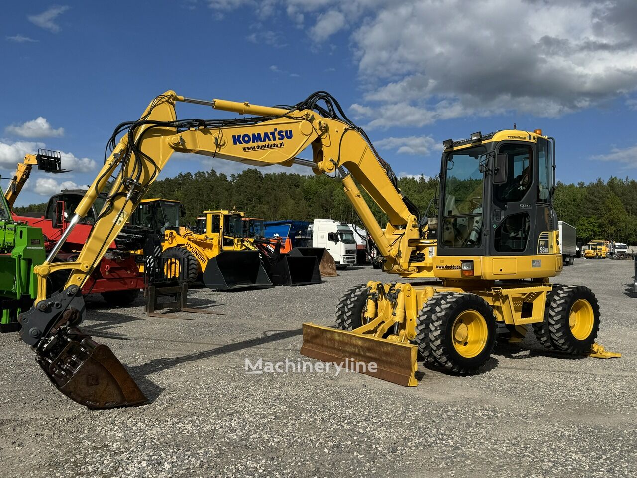 2009 Komatsu PW, Import Auf Lager in der EU — Foto 1 | AMECAR 2009 Komatsu PW, Import Auf Lager in der EU — Foto 1