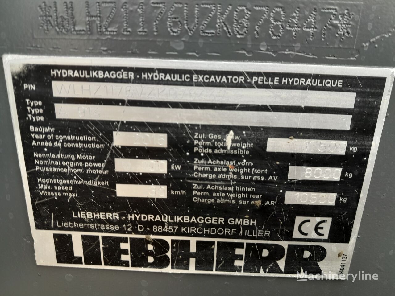 2015 Liebherr, 12.037 mth, Import Auf Lager in der EU — Foto 14 z 16