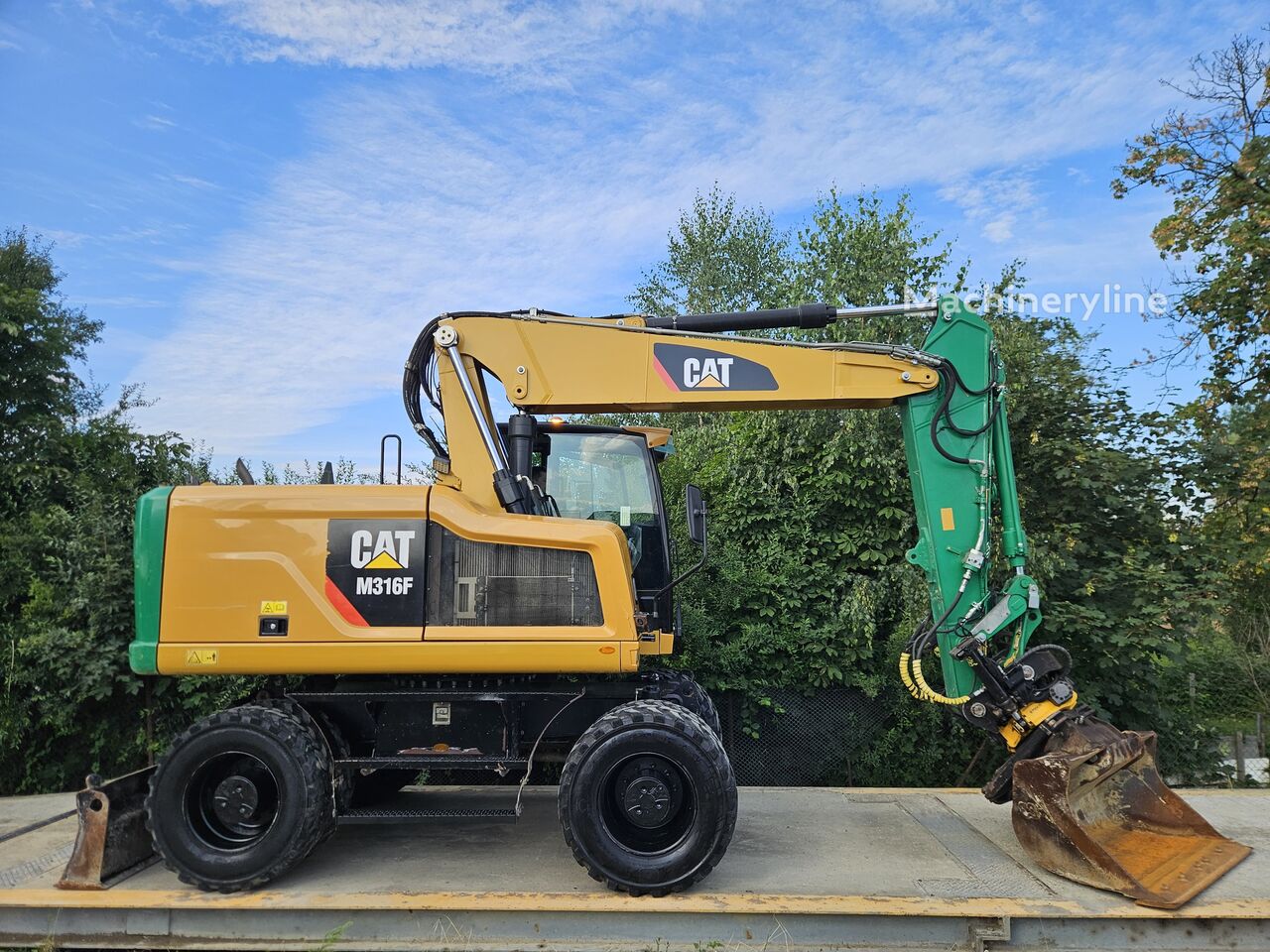 2017 Caterpillar M316F, 10.800 mth, Import Auf Lager in der EU — Foto 1